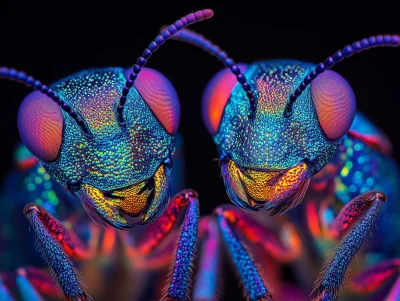 Bioluminescent Insects Close Up