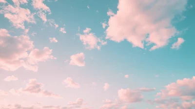 Serene Cotton Candy Sky