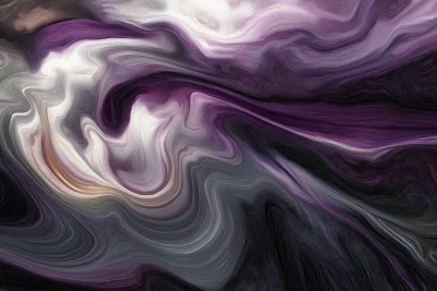 Lavender Inspired Digital Abstract Art