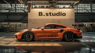 Porsche GT3RS in Garage