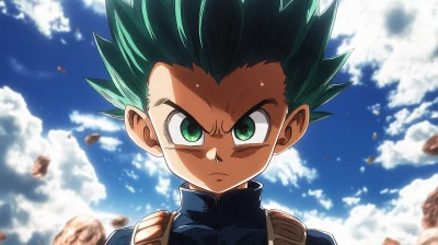 Gon in Dragon Ball Z Universe