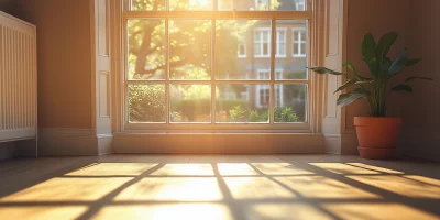 Sash Window Interior in Brighton