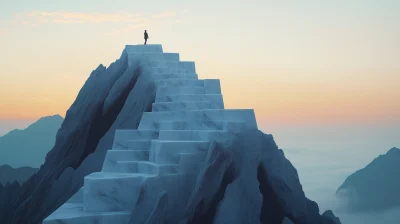 Huangshan Mountain with Marble Tiles