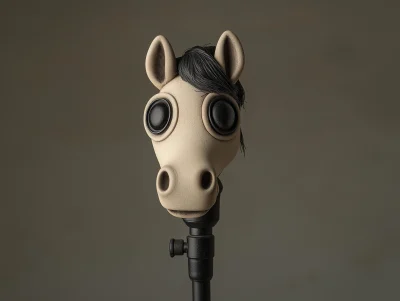 Creative Monopod with Horse Toy Head