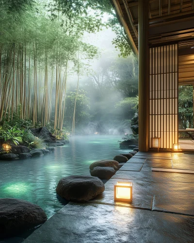 Japanese Style Luxury Onsen