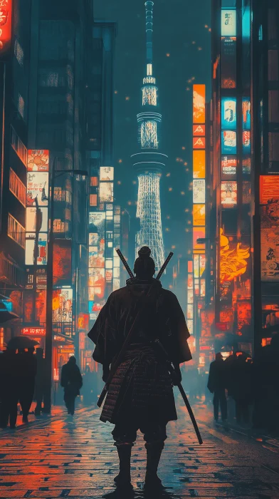 Modern Samurai in Tokyo