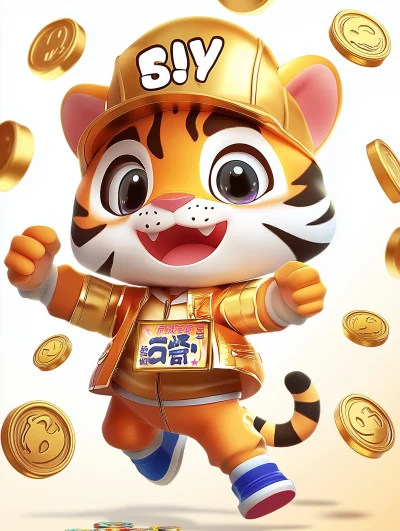 Cute Tiger Game Character