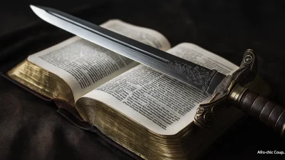 Sword on an Open Bible