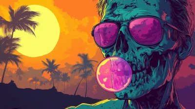 Zombie Bubblegum on Tropical Island