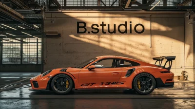 Porsche GT3RS in Garage