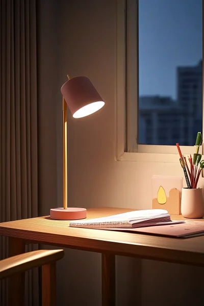 Interior Desk Lamp Scene