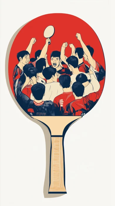 Table Tennis Celebration