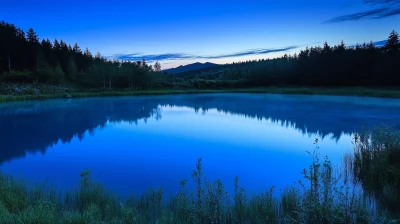 Shirogane Blue Pond in Biei Town