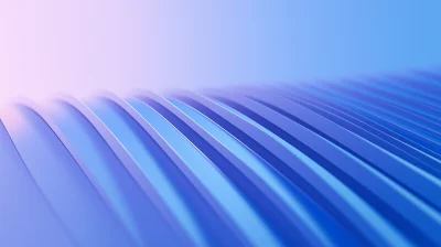 Abstract Gradient Blue Lines