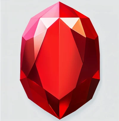 Ruby Stone 3D Game Art