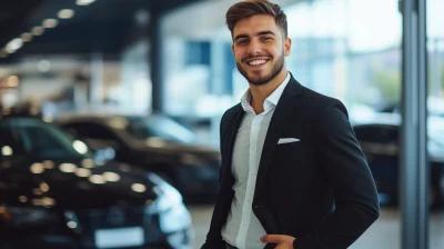 Car Salesman in Dealership