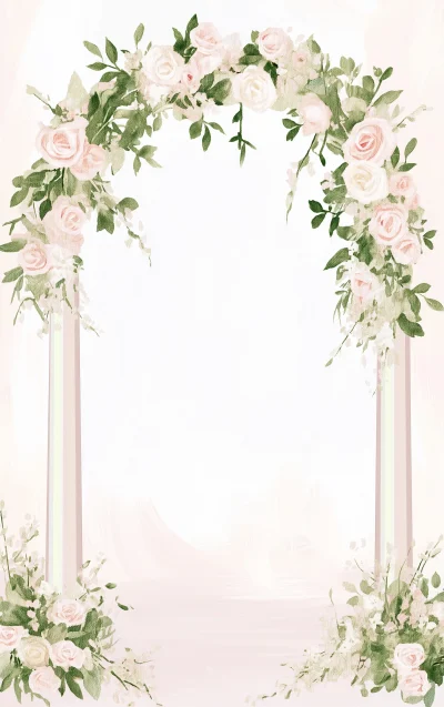 Wedding Arch Drawing