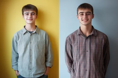 Transformation of a Russian Young Man