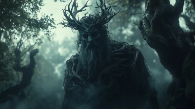 Leshy Emerges from Ancient Oak Tree