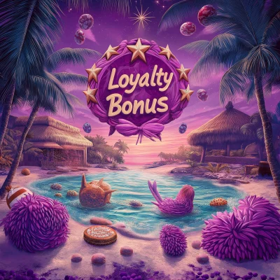 Floating sign Loyalty Bonus