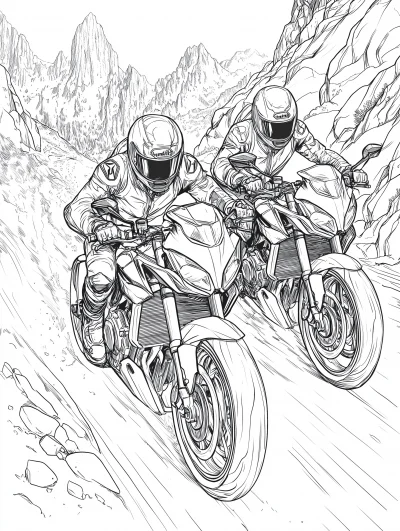 Mountain Motorcycle Racing