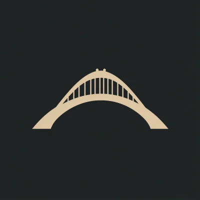 Minimalist Logo Design for Tatine Bridge