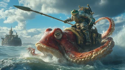 Frog Warrior in Fantasy Movie