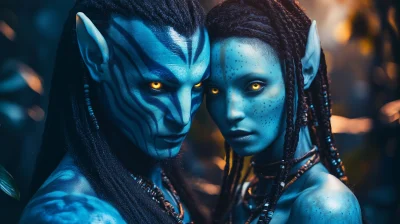 South African Couple Transformed into Avatar Characters