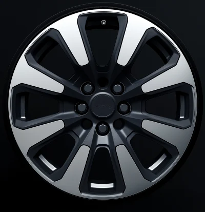 Black and White Wheel Cap for the G