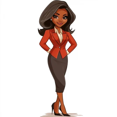 Cartoon First Lady