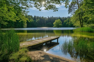 Summer Lake Reflections