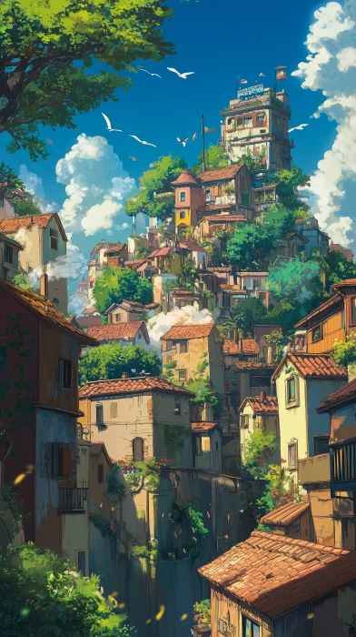 Searching Opportunities Around the World in Studio Ghibli Style