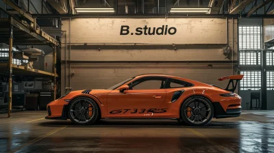 Porsche GT3RS in Garage