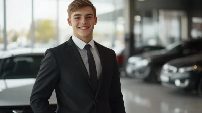 Car Salesman in Dealership