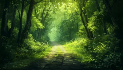 Elven Fae Forest Road