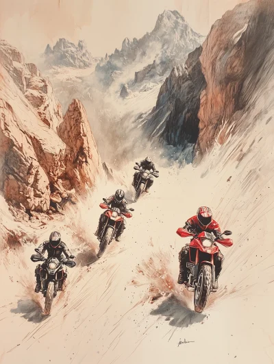 Mountain Motorcycle Racing