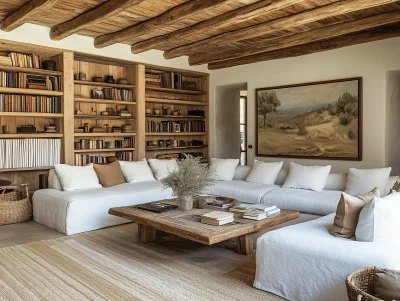 Modern Rustic Living Room Interior