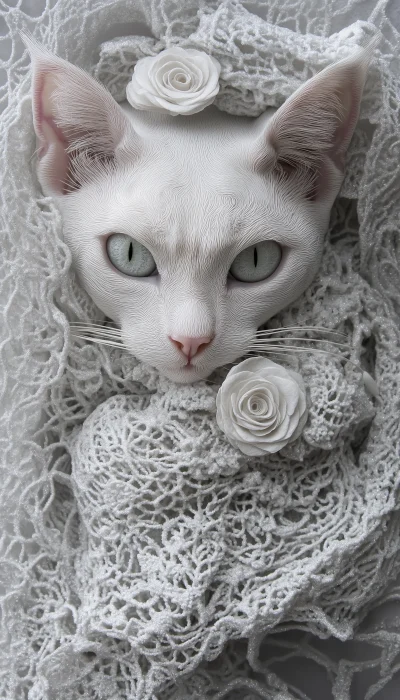 Fashionable Sphynx Cat Portrait