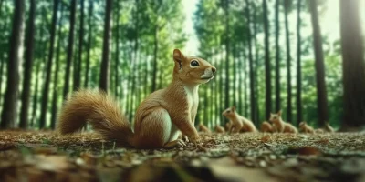 Enchanted Forest Squirrels