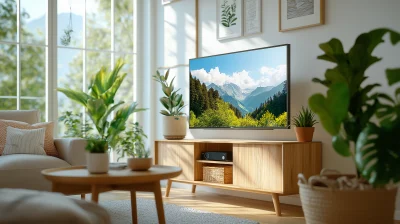 Minimalist Living Room with Modern TV Unit