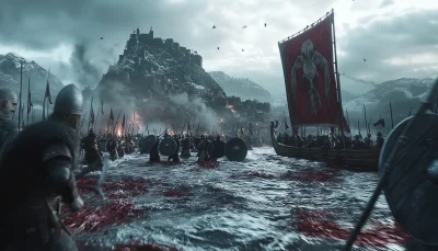 Vikings Combat Scene