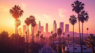 Los Angeles Sunset View