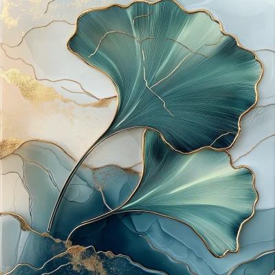 Ginkgo Leaves Painting