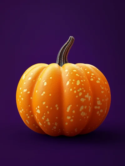 Halloween Pumpkin on Advertising Poster