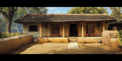 Vintage Traditional Indian House