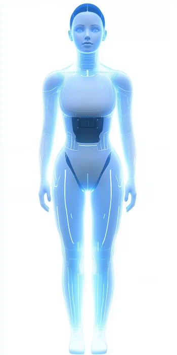 Female AI Hologram