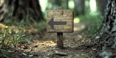 Tiny Wooden Sign