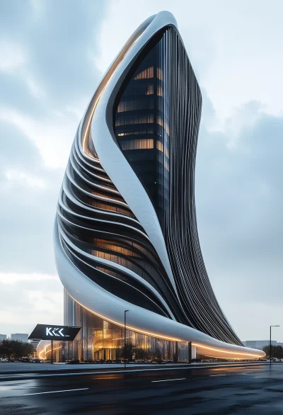 Futuristic Office Building Design