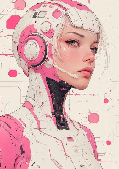 Futuristic Sci-Fi Portrait