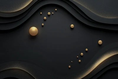 Black and Gold Creative Background